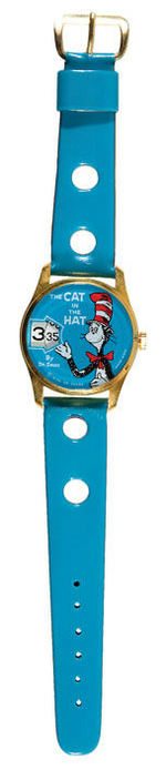 DR. SEUSS "THE CAT IN THE HAT" EARLY DIGITAL WRIST WATCH.