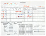 DUDLEY MOORE SIGNED "10" TIMESHEET.