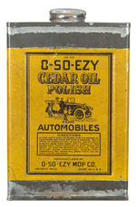 "O-SO -EZY CEDAR OIL POLISH FOR AUTOMOBILES" TIN.