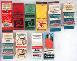 CAR PROMOTION MATCHBOOKS GROUP OF 41.