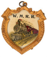 THREE EXCEPTIONAL RAILROAD BADGES INC.ONE FOR UNION NAMED FOR JOHN HILL FOUNDER OF McGRAW-HILL CO.