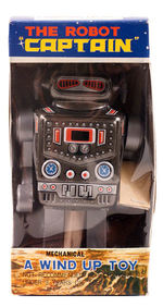 "THE ROBOT CAPTAIN" BOXED WIND-UP.