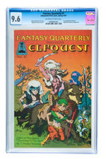 "FANTASY QUARTERLY FEATURING ELFQUEST" #1 SPRING 1978 CGC 9.6 OFF-WHITE TO WHITE PAGES.