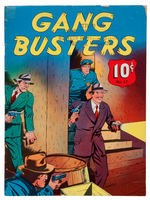 "LARGE FEATURE COMICS - GANG BUSTERS" #17 GOLDEN AGE FILE COPY COMIC BOOK.