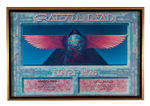 "GRATEFUL DEAD EGYPT 1978" RARE "EGYPTIAN" VERSION FRAMED CONCERT POSTER.