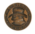 RARE FIRST VERSION "THE SHADOW CLUB" LAPEL STUD.