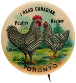 SUPERB COLOR BUTTON FOR “I READ CANADIAN POULTRY REVIEW.”