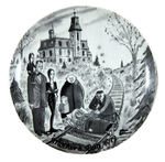 THE ADDAMS FAMILY "CHARLES ADDAM S CHRISTMAS /MOTHER'S DAY' PLATE PAIR.