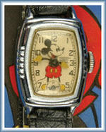 "NEW INGERSOLL MICKEY MOUSE WRIST WATCH" BOXED 1938 MODEL.