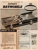 AURORA "BATMOBILE" SECOND ISSUE MODEL KIT.