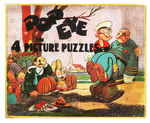 "POPEYE IN FOUR PICTURE PUZZLES" BOXED.