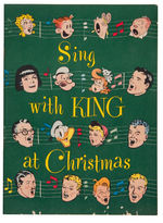 “SING WITH KING AT CHRISTMAS” KING FEATURES PROMO SONG BOOK.