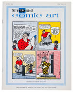 “THE WORLD OF COMIC ART” SET OF ALL FIVE ISSUES.