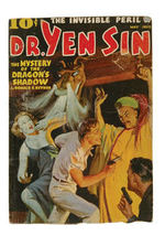 "DR. YEN SIN" PULP FIRST ISSUE.