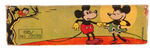 "MINNIE MOUSE TRAPEZE" BOXED CELLULOID WIND-UP.