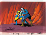 "X-MEN: THE ANIMATED SERIES" ORIGINAL ANIMATION CEL PAIR FEATURING WOLVERINE.