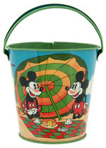 MICKEY AND MINNIE MOUSE SAND PAIL.