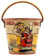 “DONALD DUCK” SMALL SIZE SAND PAIL.