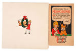 HAROLD GRAY PERSONAL1936 & 1944  CHRISTMAS CARDS W/ORPHAN ANNIE AND SANDY.