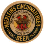 "MOERLEIN'S CINCINNATI BEER" RARE EARLY 1900s BUTTON.