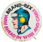 BUCK ROGERS RARE FULL COLOR ADVERTISING BUTTON FROM THE 1970s.