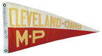 IKE 1953 INAUGURAL PENNANT SIGNED BY CLEVELAND MOUNTED POLICE.