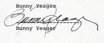 BETTIE PAGE PHOTOGRAPHER BUNNY YEAGER SIGNED CONTRACT FOR BETTIE PAGE PHOTO SET.