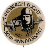 LINDBERGH: TWO VINTAGE AND TWO 1977 COMMEMORATIVE ITEMS.