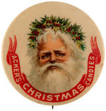 RARE BUTTON FROM CANDY COMPANY MADE BY W&H, NOT PULVER, c.1905.