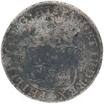 1741 MEXICAN COLONIAL SILVER PILLAR 8 REALES COIN OBTAINED FROM HOLLANDIA SHIPWRECK.