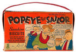 “POPEYE THE SAILOR SUNSHINE BISCUITS” BOX WITH COMPLETE CONTENTS.