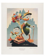 CARL BARKS DONALD DUCK "DUDE FOR A DAY" LIMITED EDITION SIGNED LITHOGRAPH.