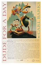 CARL BARKS DONALD DUCK "DUDE FOR A DAY" LIMITED EDITION SIGNED LITHOGRAPH.