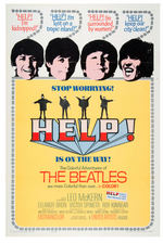 THE BEATLES "HELP!" ONE-SHEET MOVIE POSTER.