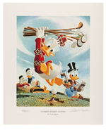 CARL BARKS DONALD DUCK "FLUBBITY DUBBITY DUFFER" LIMITED EDITION SIGNED LITHOGRAPH.