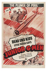 "JUNIOR G-MEN" MOVIE SERIAL POSTER.