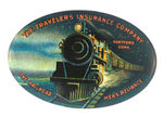 "THE TRAVELERS INSURANCE COMPANY" CHOICE COLOR POCKET MIRROR.