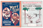 “MUTT &  JEFF” SONG FOLIOS LOT OF SEVEN.