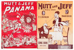 “MUTT &  JEFF” SONG FOLIOS LOT OF SEVEN.