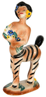 FANTASIA NUBIAN CENTAURETTE FIGURINE BY VERNON KILNS.