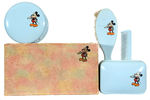 MICKEY MOUSE BOXED ENGLISH CELLULOID VANITY SET.