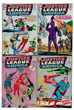 "JUSTICE LEAGUE OF AMERICA" LOT OF 7.