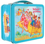 "BEDKNOBS AND BROOMSTICKS" LUNCH BOX WITH THERMOS.