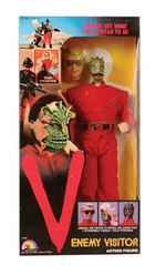 “V ENEMY VISITOR” BOXED ACTION FIGURE.