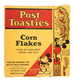 MICKEY MOUSE "POST TOASTIES" CEREAL BOX PAIR.