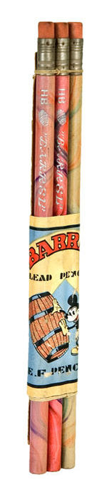 PACK OF LEAD PENCILS WITH MICKEY MOUSE SPECIALTY ART LABEL.