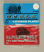 "THE MAN FROM U.N.C.L.E. - NAPOLEON SOLO" BICYCLE LICENSE PLATE.