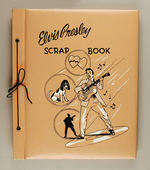 "ELVIS PRESLEY SCRAPBOOK" WITH MUCH ELVIS CONTENT.