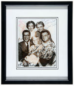 "DENNIS THE MENACE" CAST-SIGNED PHOTO DISPLAY.