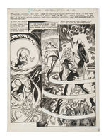 "CAPTAIN ACTION" NO. 4 ORIGINAL COMIC BOOK ART BY GIL KANE.